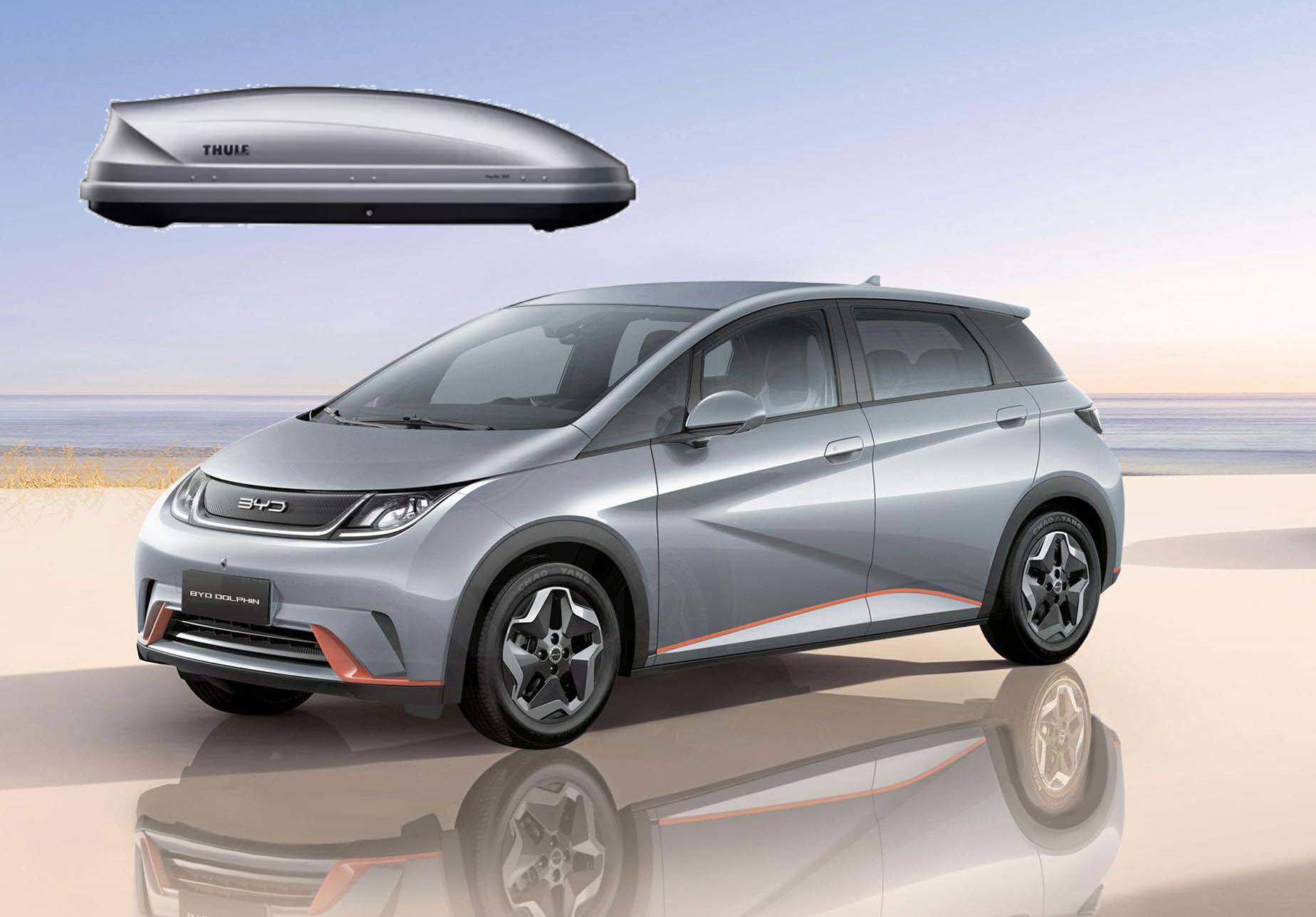 Bagageiro de teto Thule BYD Dolphin